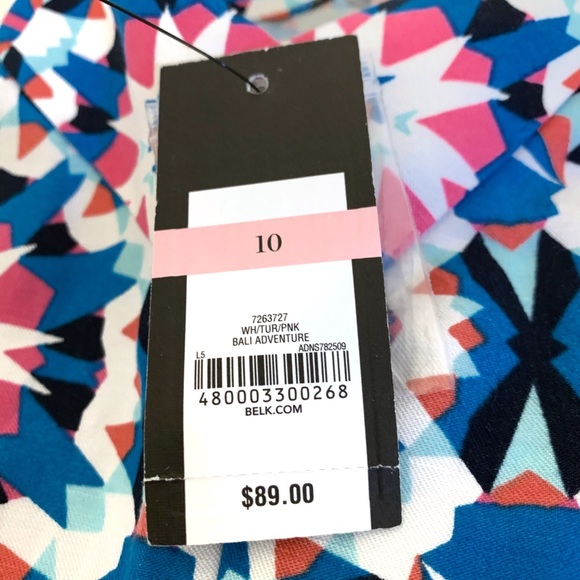 NWT Crown & Ivy “Bali Adventure” Linen Blend Dress - Picture 6 of 7